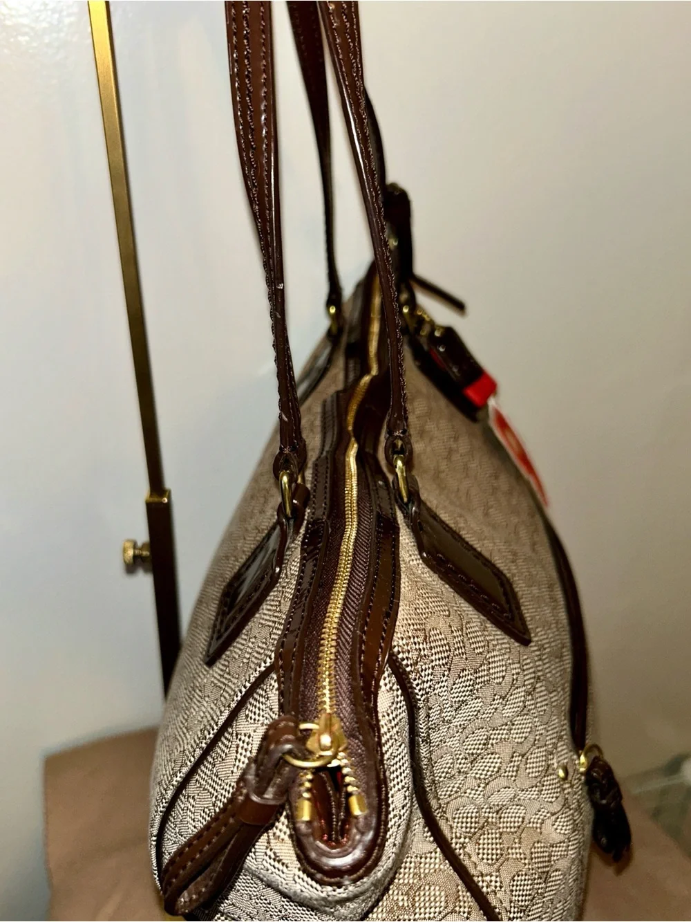 Coach Poppy Signature C Oxford Tote. Y2K Era with Original hang tags